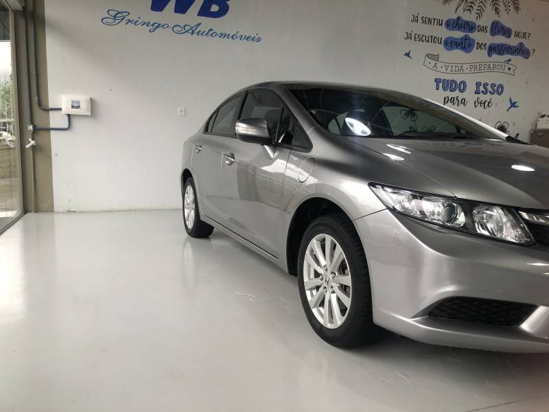 HONDA - CIVIC - 2012/2013 - Cinza - R$ 73.800,00